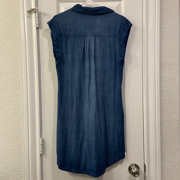 Anthropologie - Cloth and Stone - Collared button down Cap Sleeve Dress - Picture 9 of 15